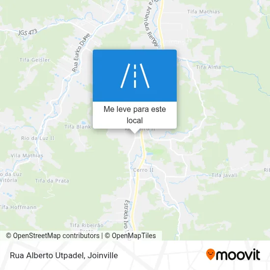 Rua Alberto Utpadel mapa