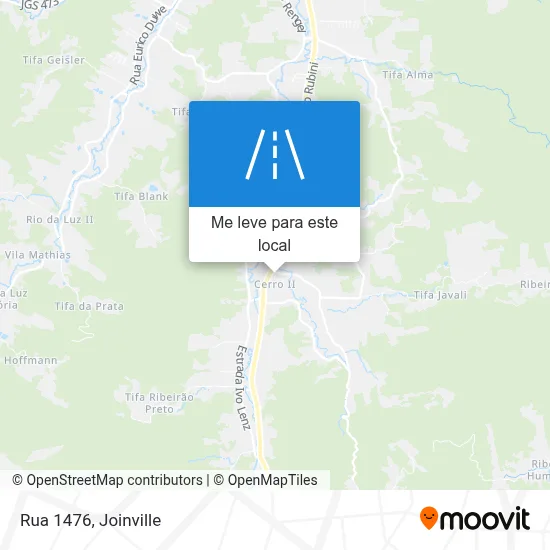 Rua 1476 mapa