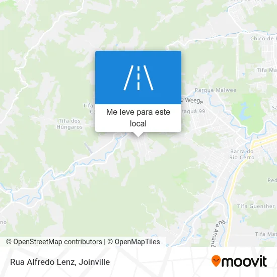 Rua Alfredo Lenz mapa