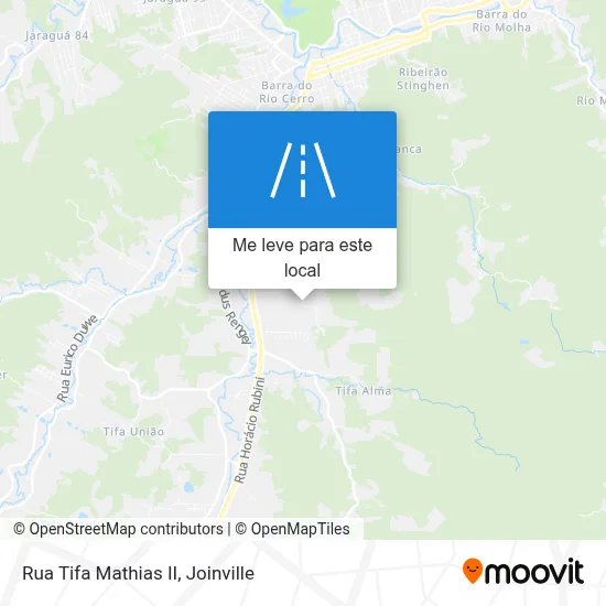 Rua Tifa Mathias II mapa