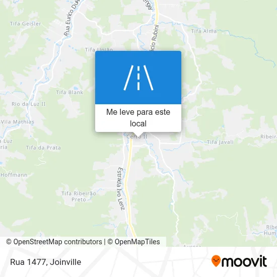 Rua 1477 mapa