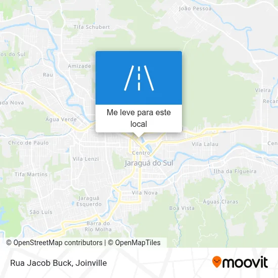 Rua Jacob Buck mapa
