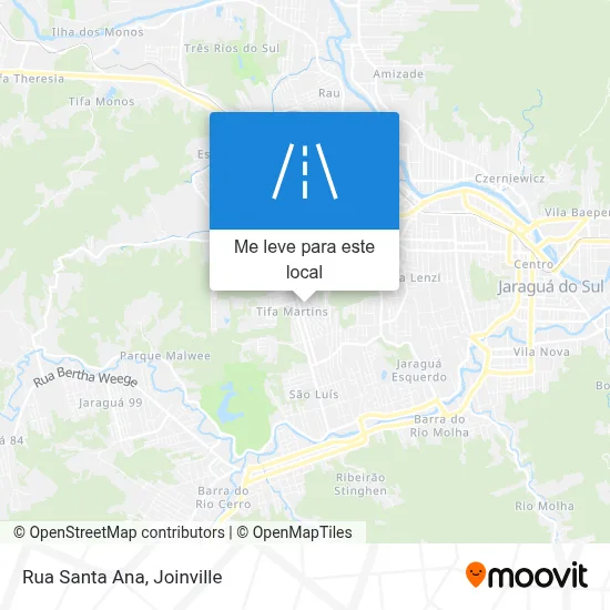 Rua Santa Ana mapa
