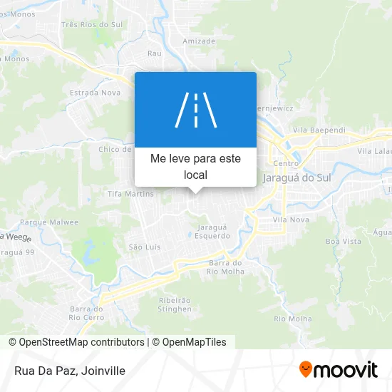 Rua Da Paz mapa