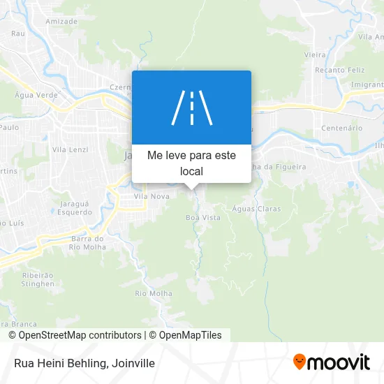 Rua Heini Behling mapa