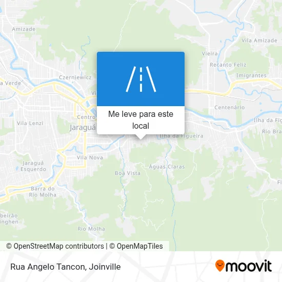 Rua Angelo Tancon mapa