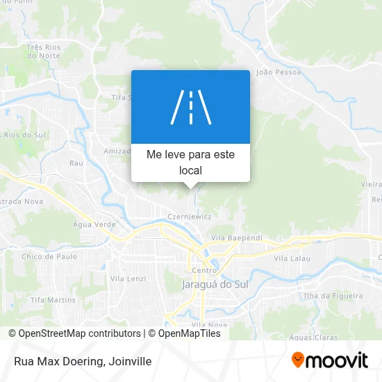 Rua Max Doering mapa