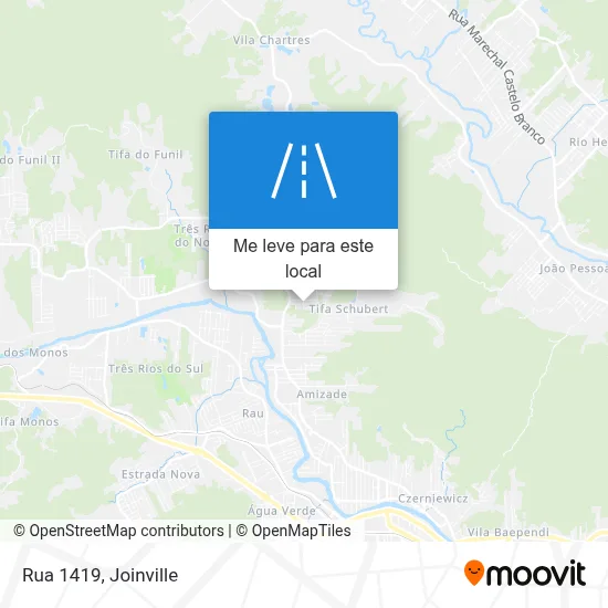 Rua 1419 mapa