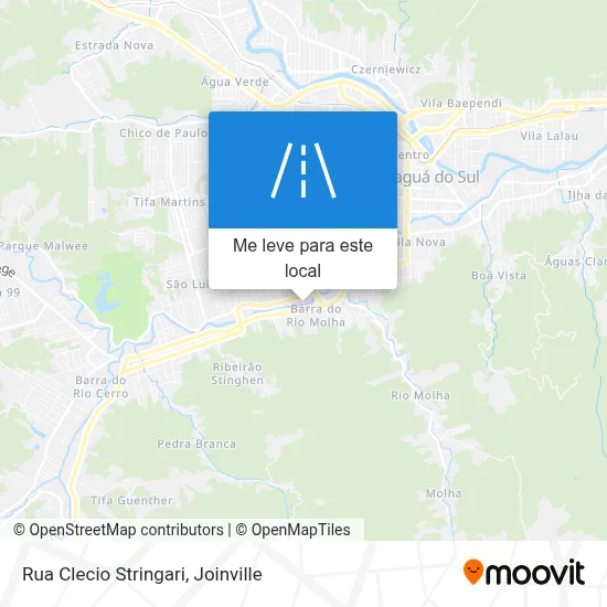 Rua Clecio Stringari mapa