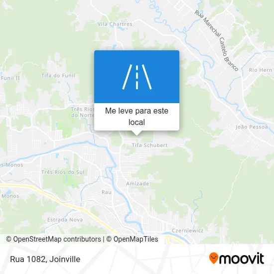 Rua 1082 mapa