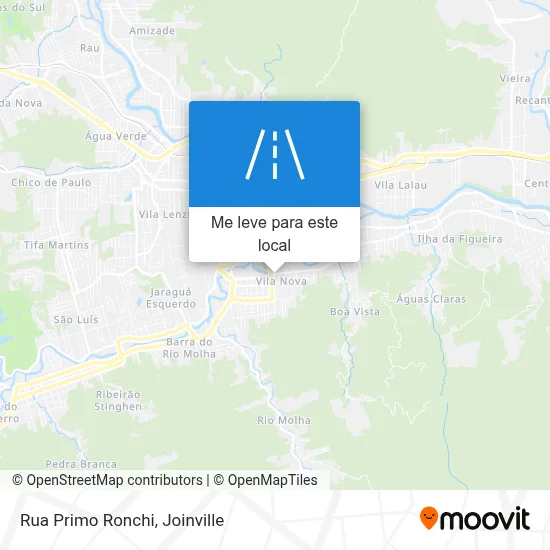 Rua Primo Ronchi mapa