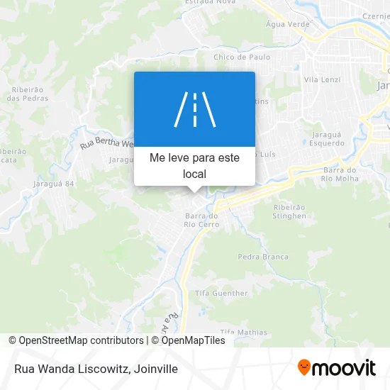 Rua Wanda Liscowitz mapa
