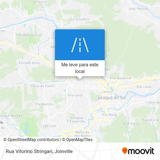 Rua Vitorino Stringari mapa