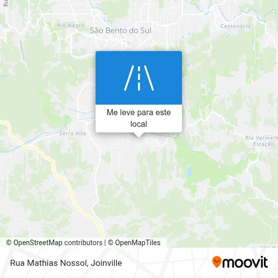 Rua Mathias Nossol mapa