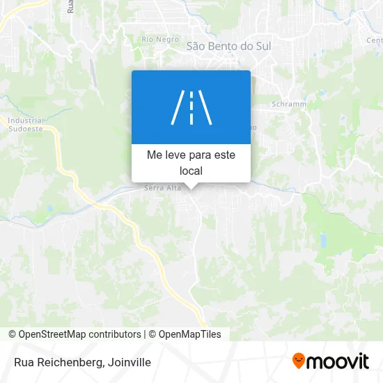 Rua Reichenberg mapa