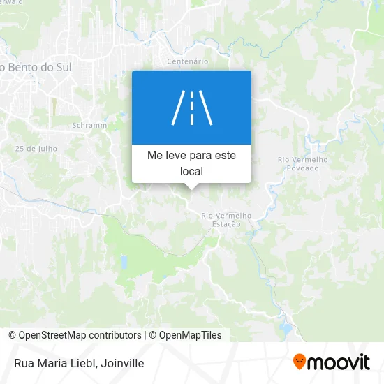Rua Maria Liebl mapa