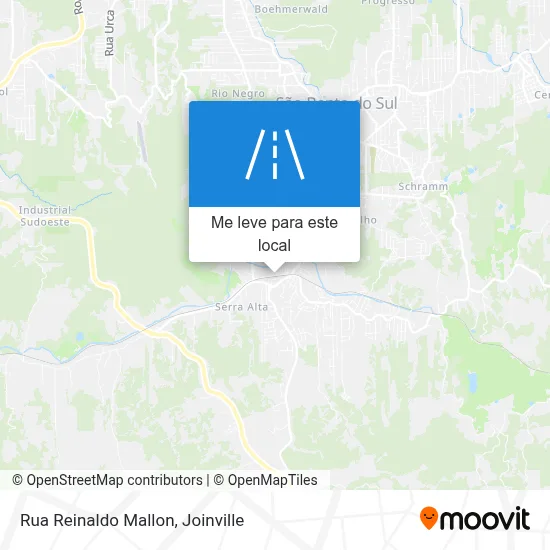 Rua Reinaldo Mallon mapa