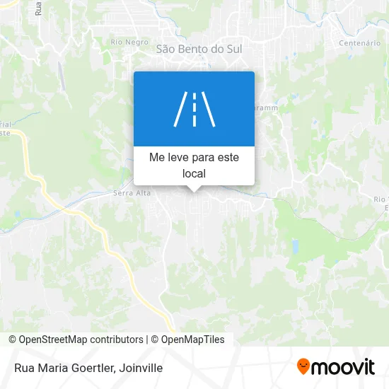 Rua Maria Goertler mapa
