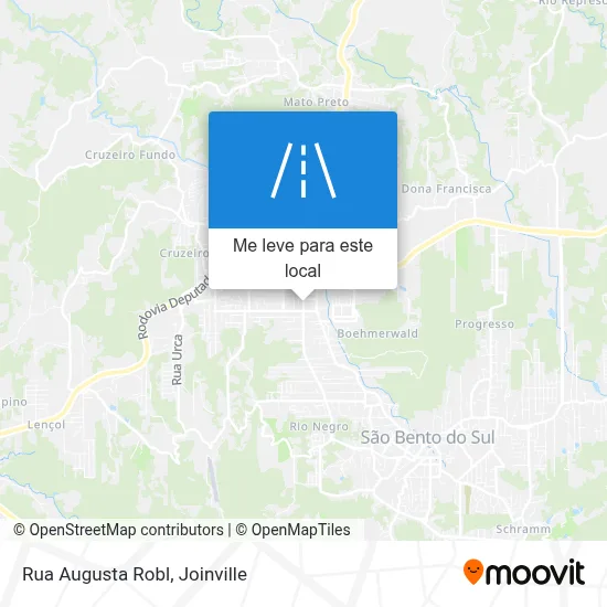 Rua Augusta Robl mapa