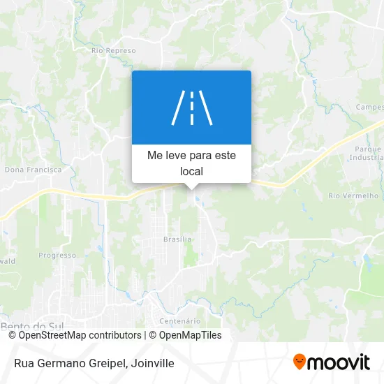 Rua Germano Greipel mapa