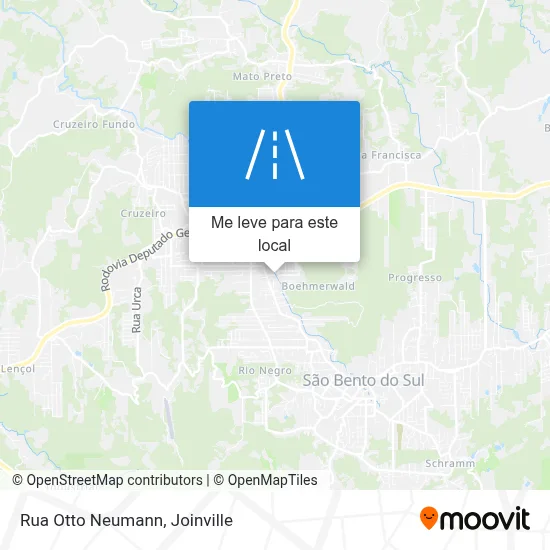 Rua Otto Neumann mapa