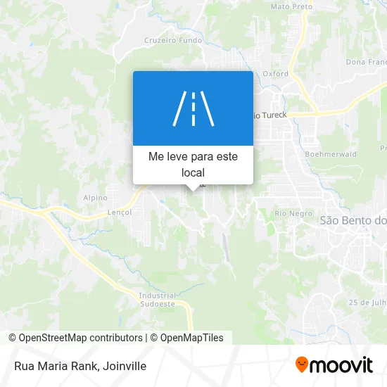 Rua Maria Rank mapa
