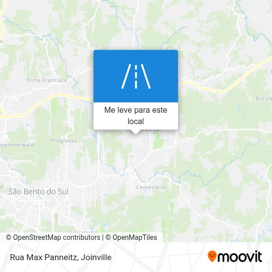 Rua Max Panneitz mapa