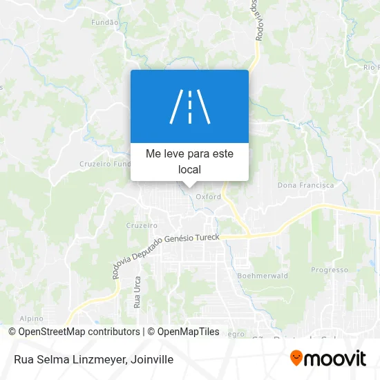 Rua Selma Linzmeyer mapa