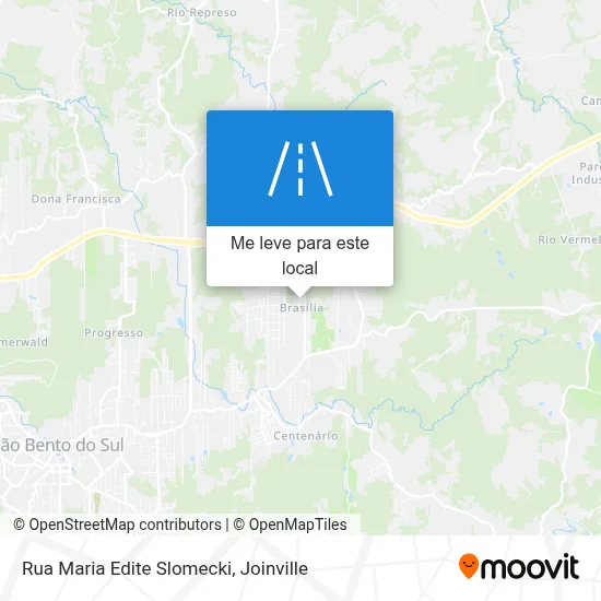 Rua Maria Edite Slomecki mapa