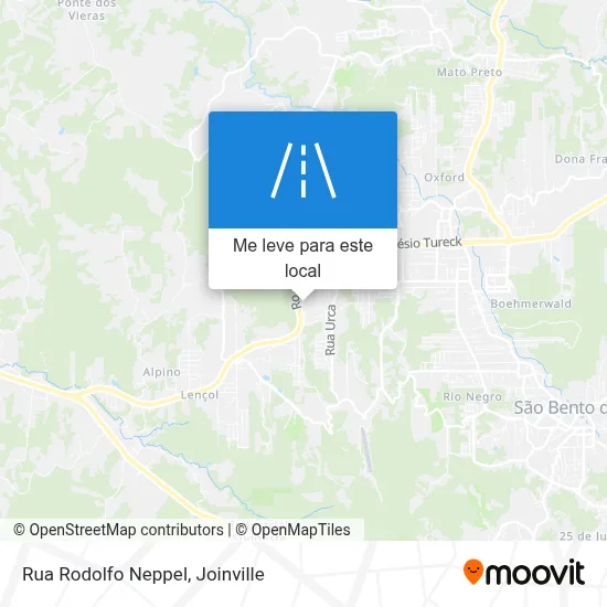 Rua Rodolfo Neppel mapa
