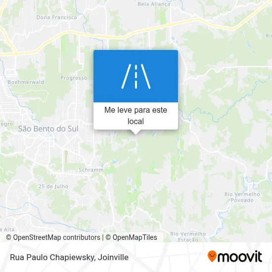 Rua Paulo Chapiewsky mapa