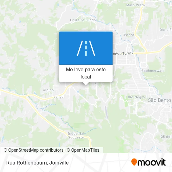 Rua Rothenbaum mapa