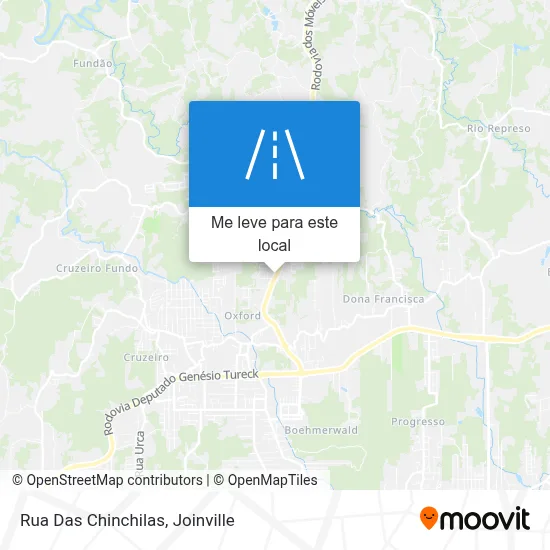 Rua Das Chinchilas mapa