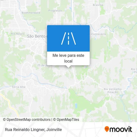 Rua Reinaldo Lingner mapa