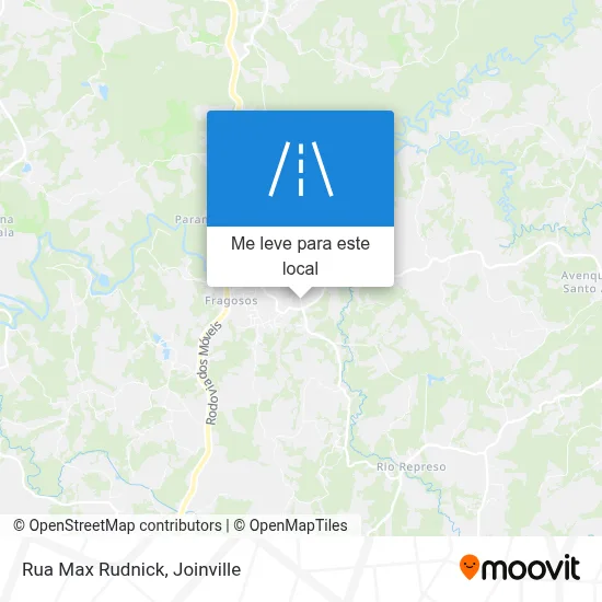 Rua Max Rudnick mapa