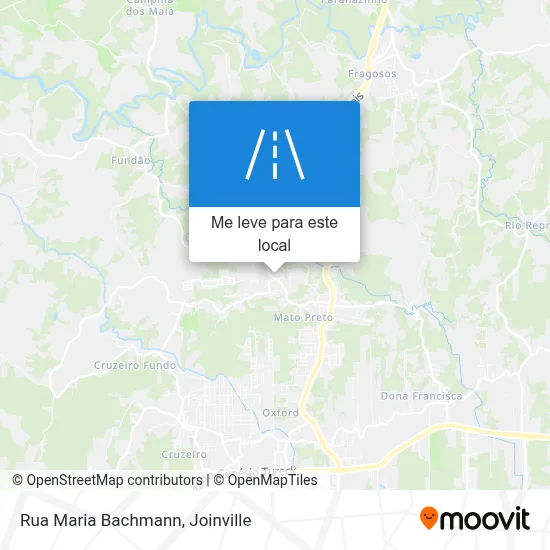 Rua Maria Bachmann mapa
