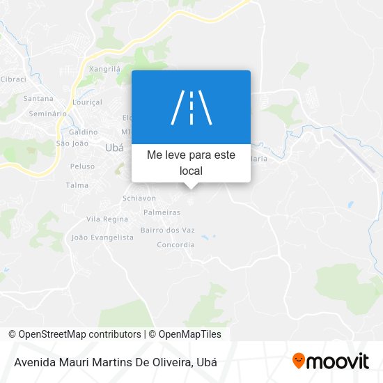 Avenida Mauri Martins De Oliveira mapa