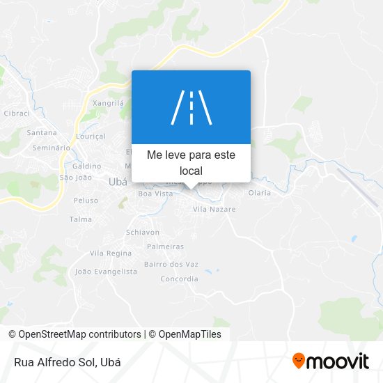 Rua Alfredo Sol mapa
