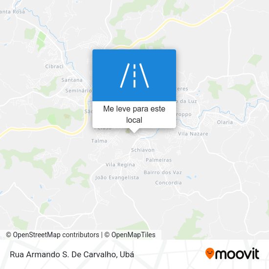 Rua Armando S. De Carvalho mapa