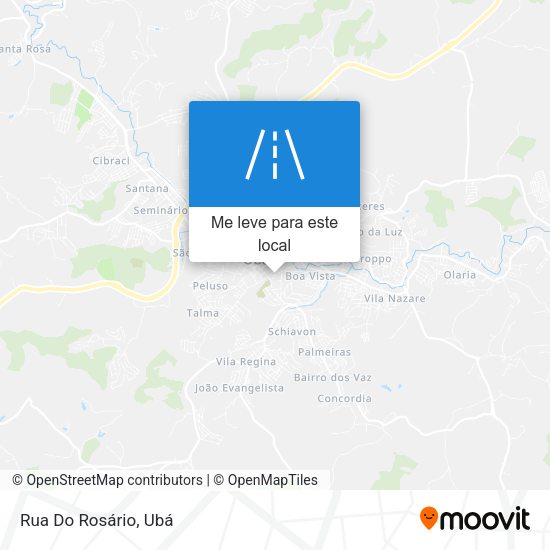Rua Do Rosário mapa