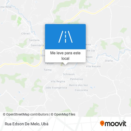 Rua Edson De Melo mapa
