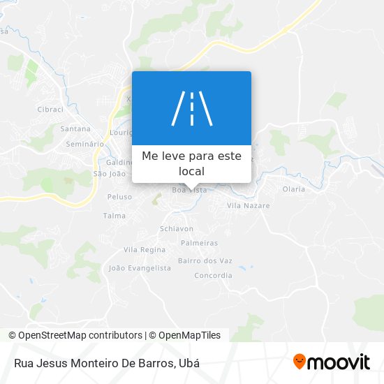 Rua Jesus Monteiro De Barros mapa