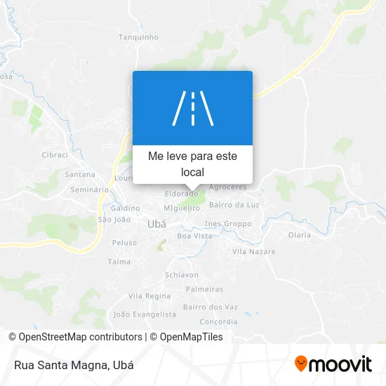 Rua Santa Magna mapa