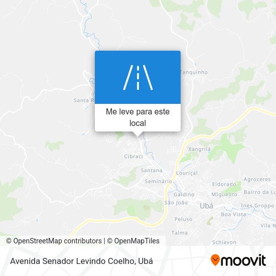 Avenida Senador Levindo Coelho mapa