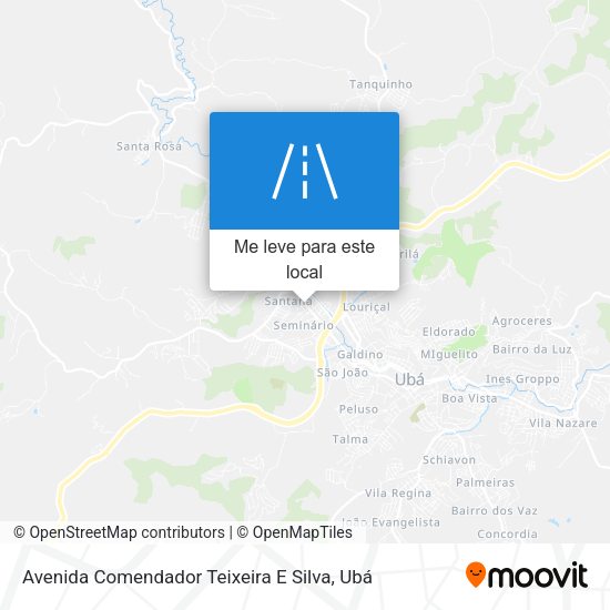 Avenida Comendador Teixeira E Silva mapa