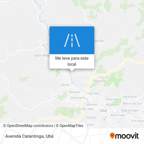 Avenida Carantinga mapa