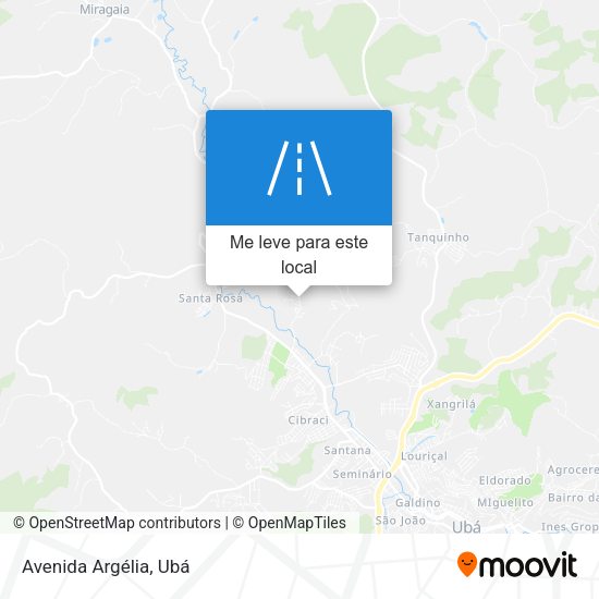 Avenida Argélia mapa