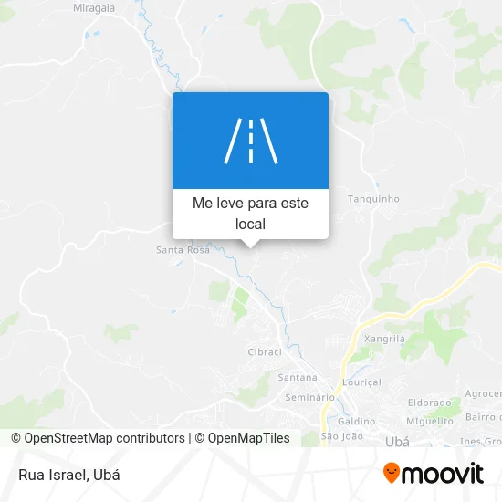 Rua Israel mapa
