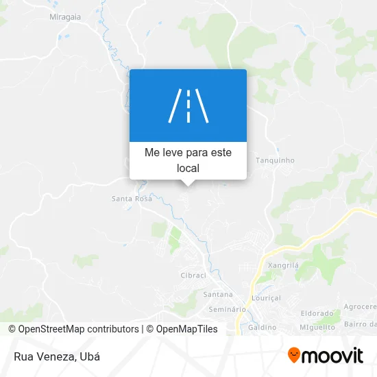 Rua Veneza mapa