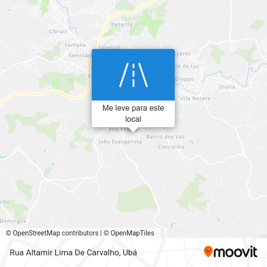 Rua Altamir Lima De Carvalho mapa